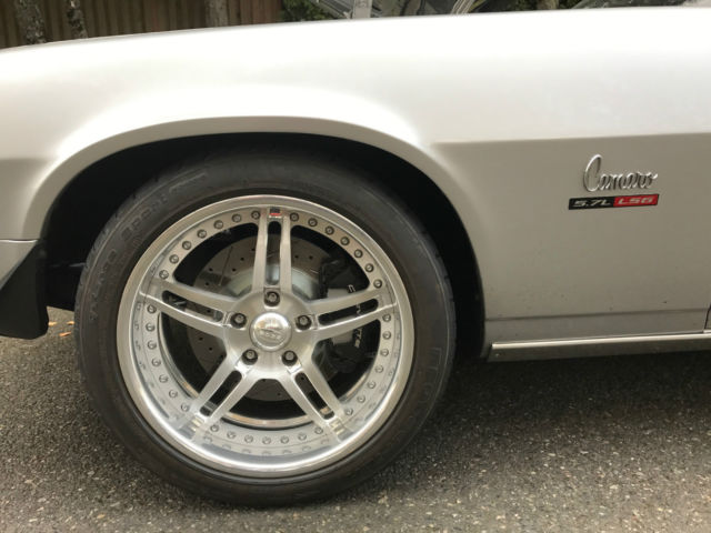 1972 Silver with Black stripes Chevrolet Camaro Coupe