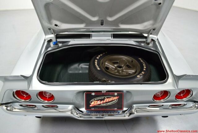 1972 Silver Chevrolet Camaro Hardtop