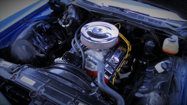 1972 Blue Chevrolet Capriceold Coupe