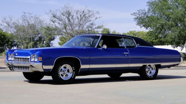 1972 Blue Chevrolet Capriceold Coupe