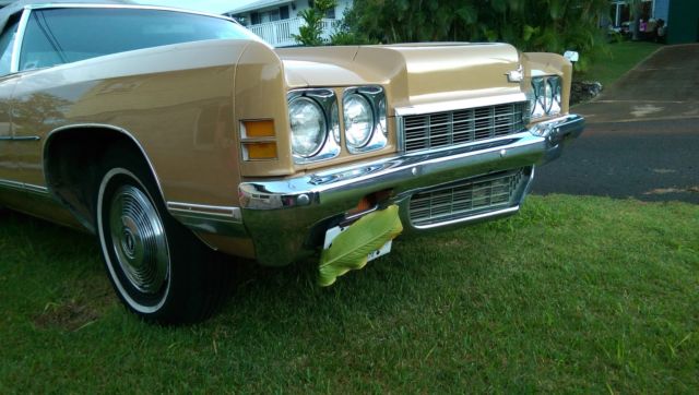 1972 Gold Chevrolet Capriceold Coupe