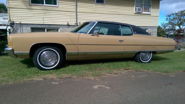 1972 Gold Chevrolet Capriceold Coupe