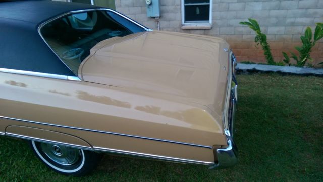 1972 Gold Chevrolet Capriceold Coupe