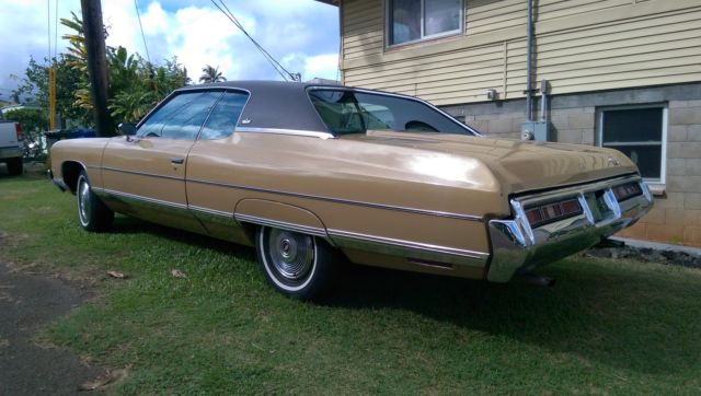 1972 Gold Chevrolet Capriceold Coupe