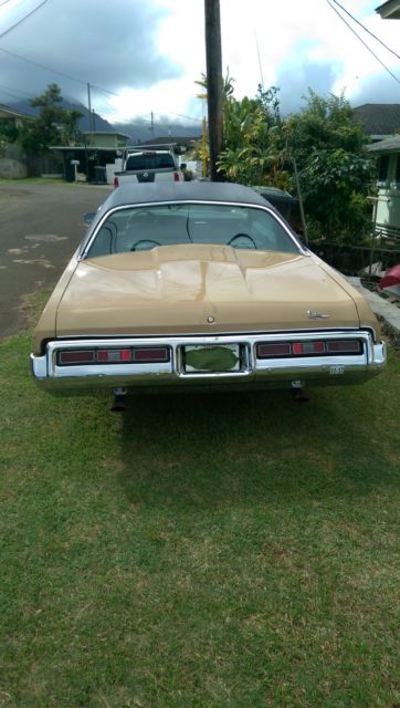 1972 Gold Chevrolet Capriceold Coupe