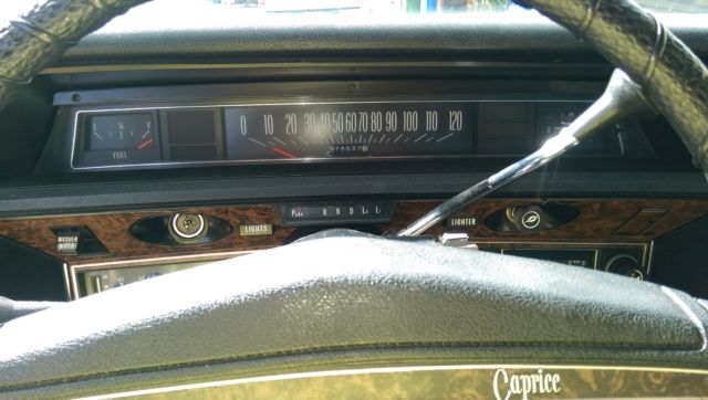 1972 Gold Chevrolet Capriceold Coupe