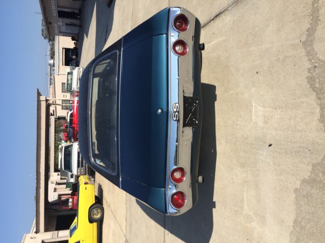 1972 Blue Chevrolet Chevelle Coupe