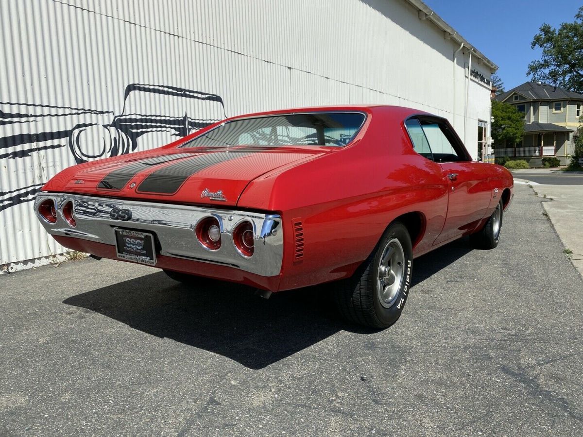 1972 Red Chevrolet Chevelle Hardtop