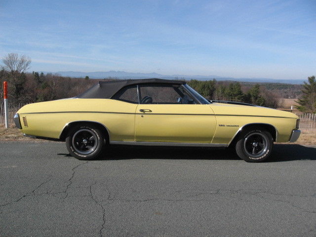 1972 Red Chevrolet Chevelle Convertible
