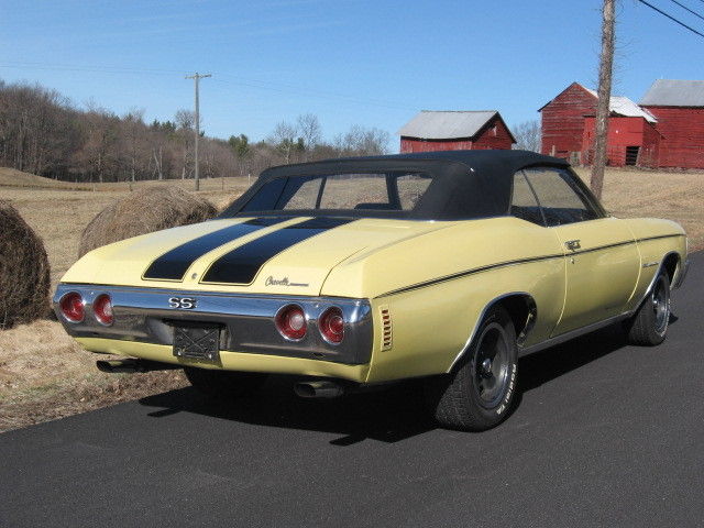 1972 Red Chevrolet Chevelle Convertible