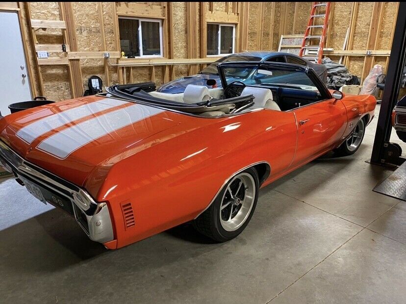 1972 Orange Chevrolet Chevelle convertible Convertible