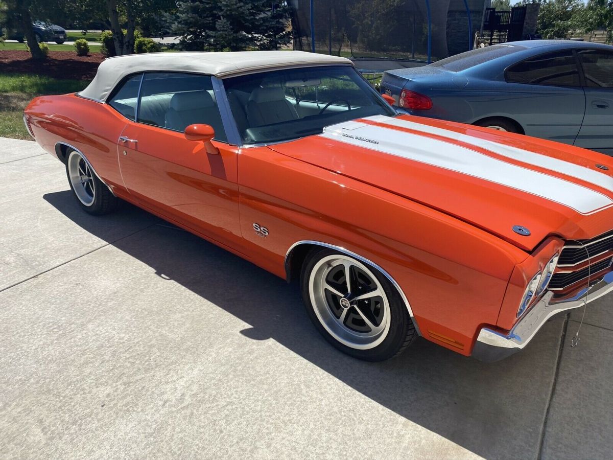 1972 Orange Chevrolet Chevelle convertible Convertible