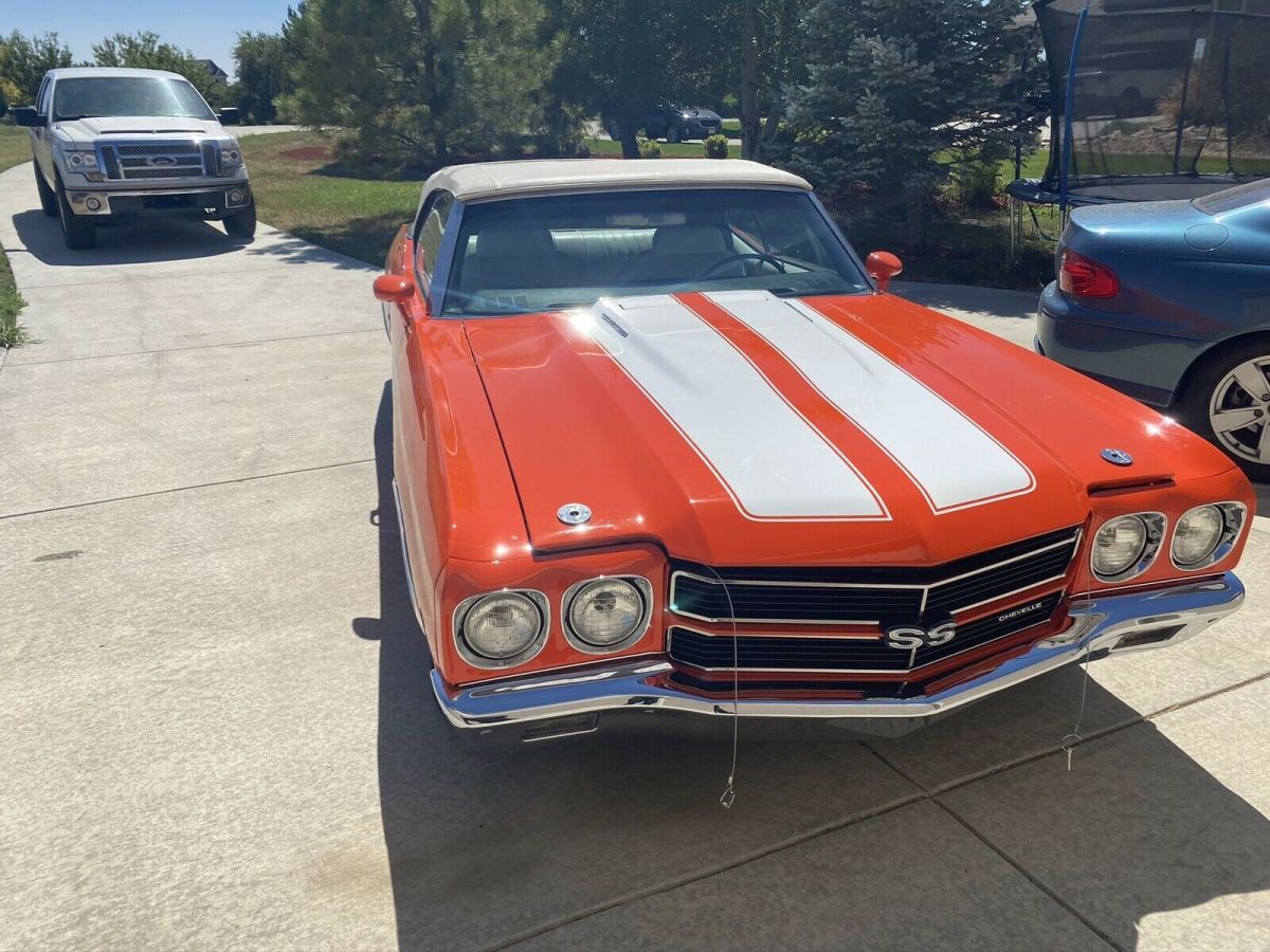 1972 Orange Chevrolet Chevelle convertible Convertible
