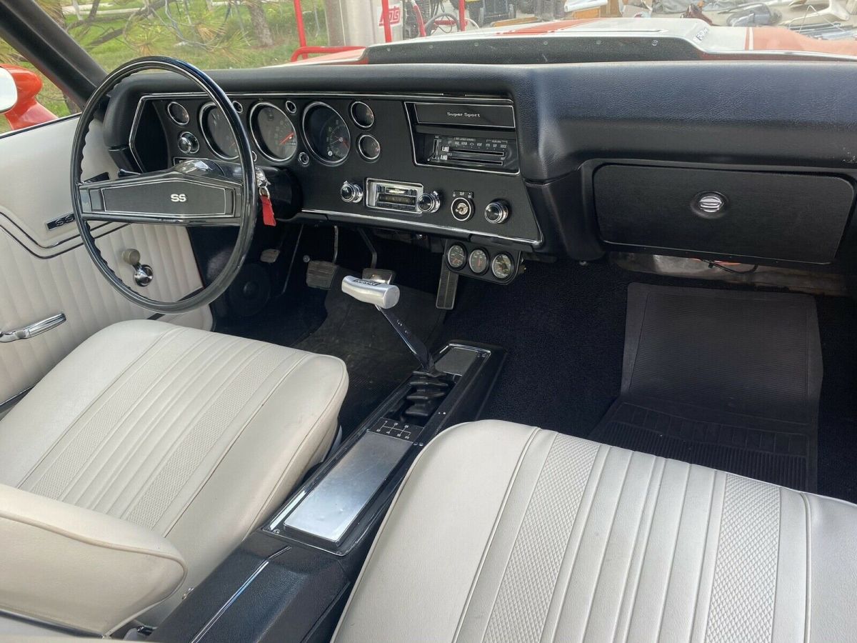 1972 Orange Chevrolet Chevelle convertible Convertible