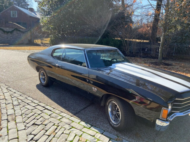 1972 Black Chevrolet Chevelle Coupe
