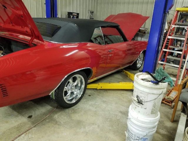 1972 Red Chevrolet Chevelle Convertible