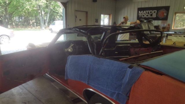 1972 Red Chevrolet Chevelle Convertible