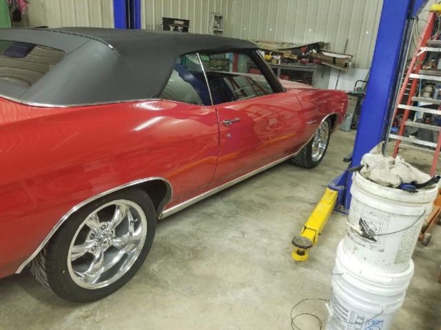1972 Red Chevrolet Chevelle Convertible