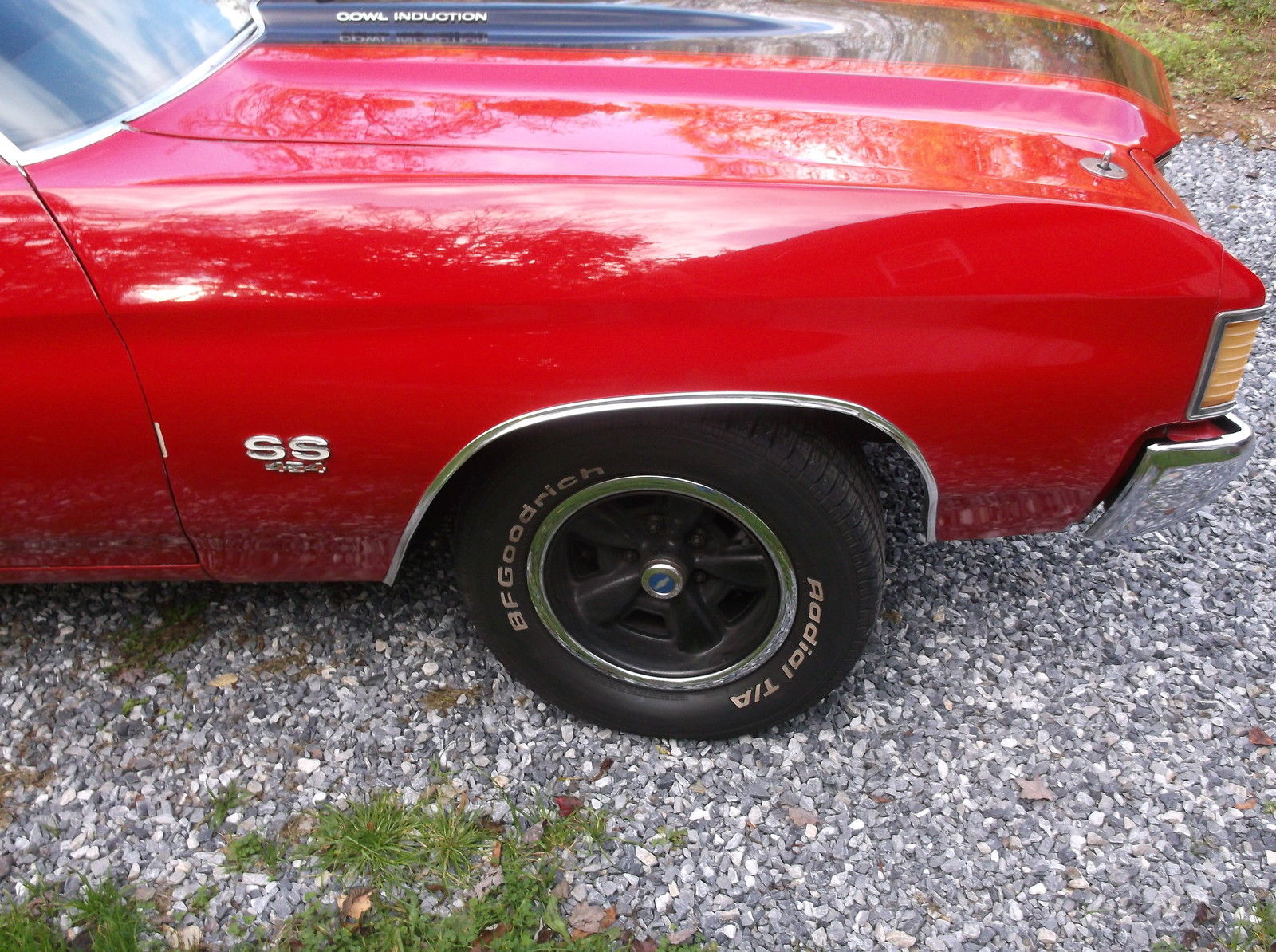 1972 Blue Chevrolet Chevelle 2dr sdn