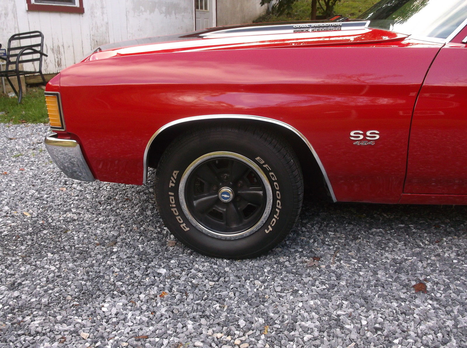 1972 Blue Chevrolet Chevelle 2dr sdn