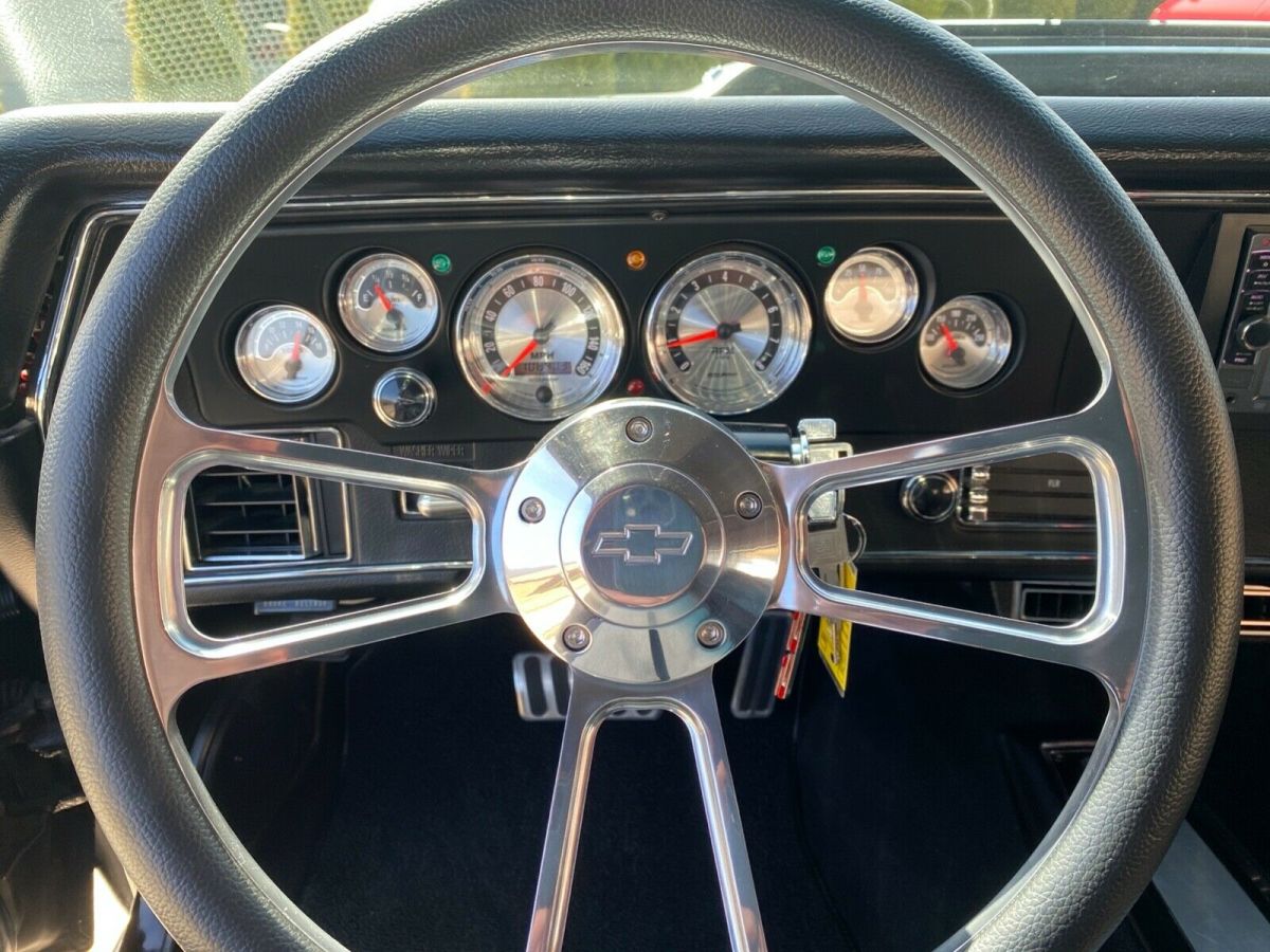 1972 Black Chevrolet Chevelle Convertible