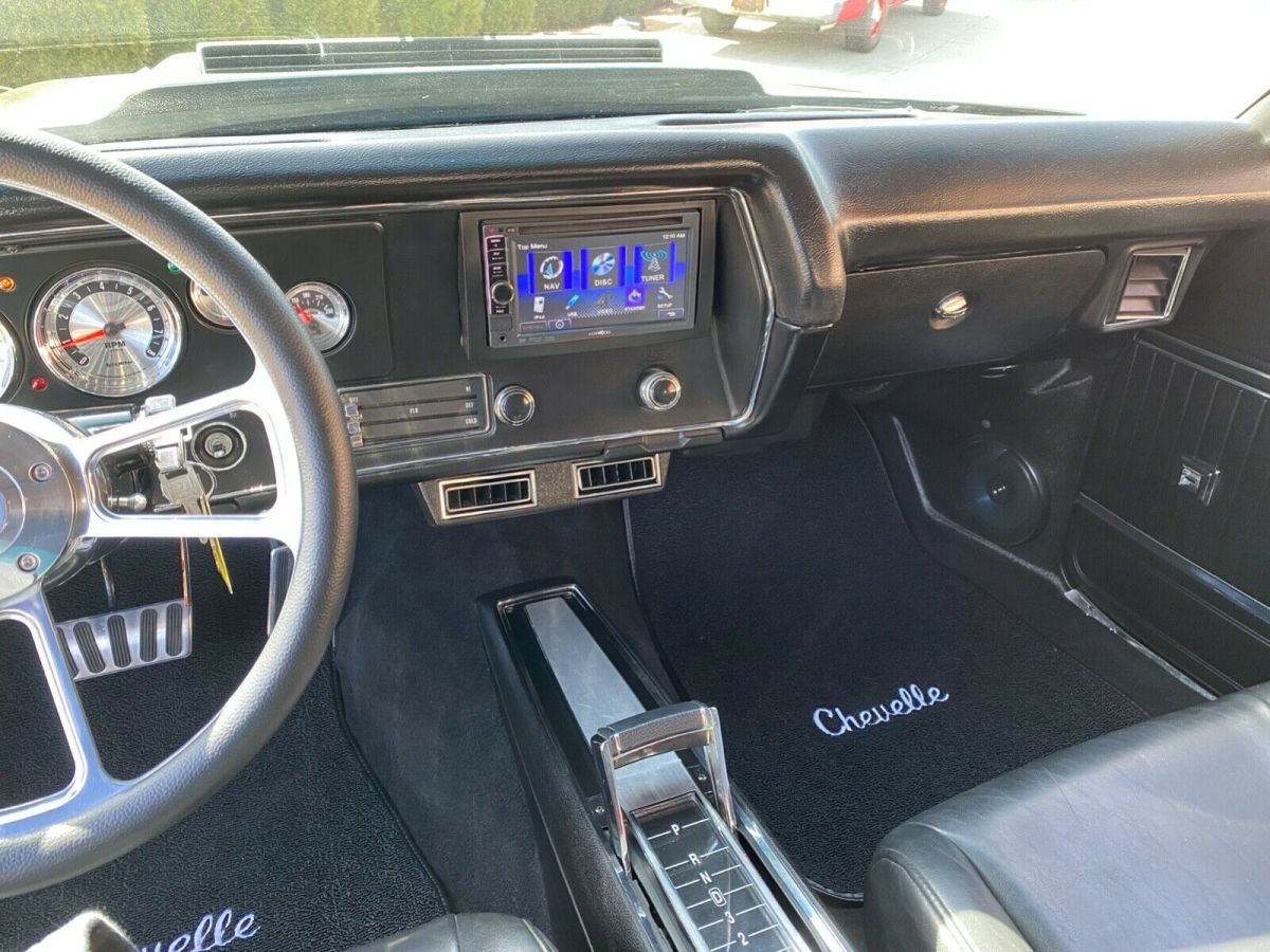 1972 Black Chevrolet Chevelle Convertible