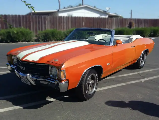 1972 CHEVROLET CHEVELLE SS CONVERTIBLE for sale in Modesto, California ...