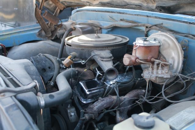 1972 Blue Chevrolet C-10 Standard Cab Pickup