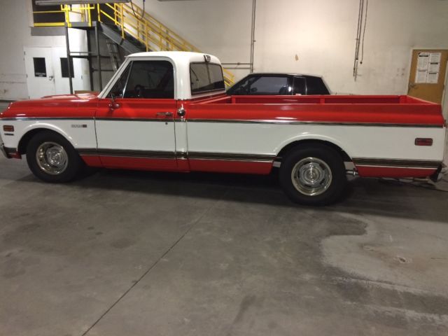 1972 Black Chevrolet C-10 long bed