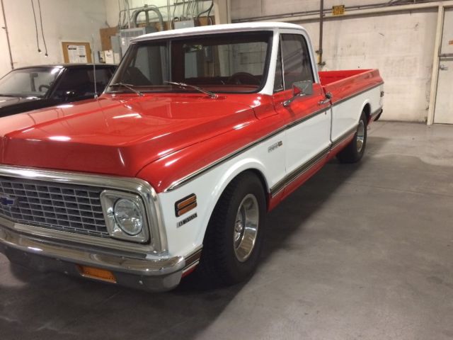 1972 Black Chevrolet C-10 long bed