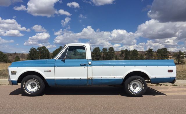 1972 Blue Chevrolet C-10 Standard Cab Pickup
