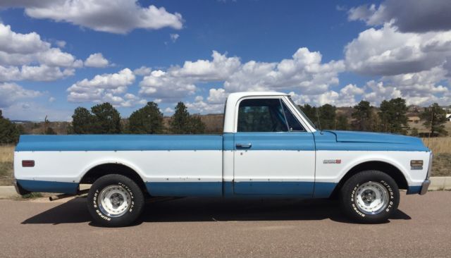 1972 Blue Chevrolet C-10 Standard Cab Pickup