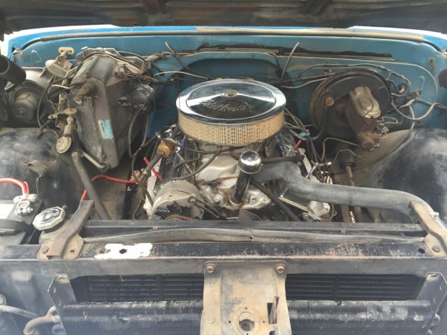 1972 Blue Chevrolet C-10 Standard Cab Pickup