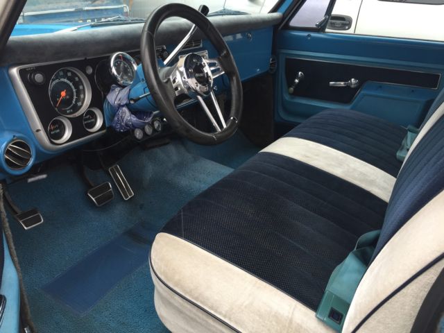 1972 Blue Chevrolet C-10 Standard Cab Pickup