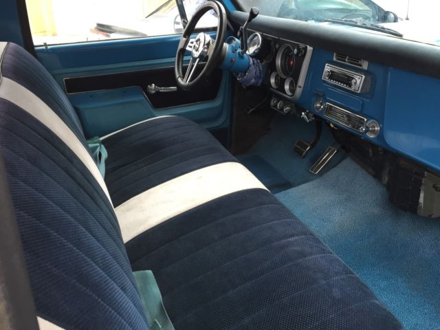 1972 Blue Chevrolet C-10 Standard Cab Pickup