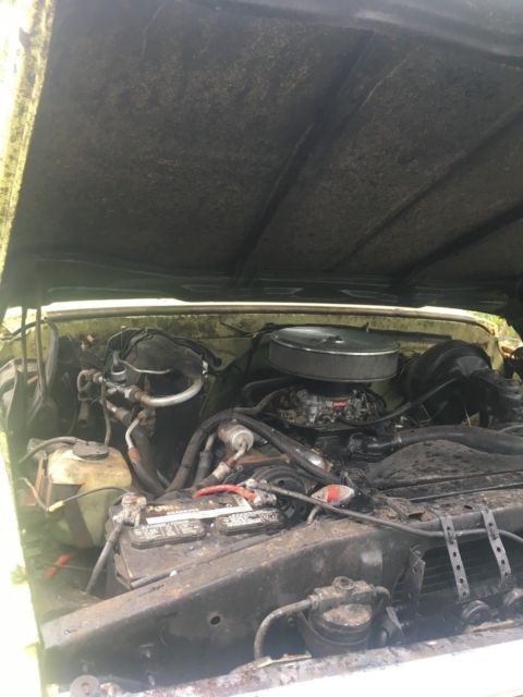 1972 White/Yellow Chevrolet Cheyenne Standard Cab Pickup