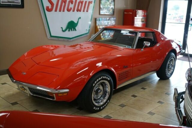 1972 Red Chevrolet Corvette --
