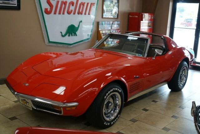 1972 Red Chevrolet Corvette --