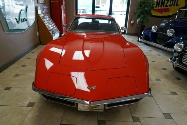 1972 Red Chevrolet Corvette --