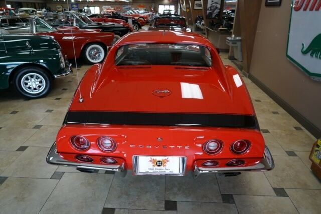 1972 Red Chevrolet Corvette --