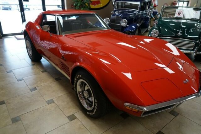 1972 Red Chevrolet Corvette --