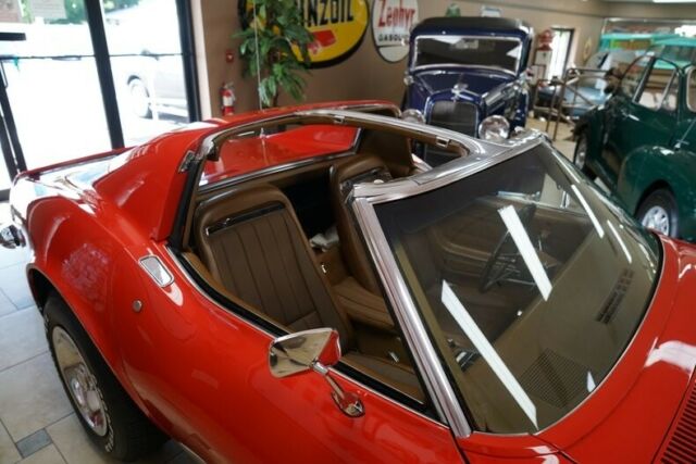 1972 Red Chevrolet Corvette --