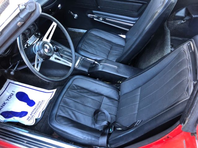 1972 Red Chevrolet Corvette Coupe