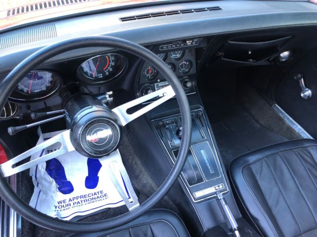 1972 Red Chevrolet Corvette Coupe