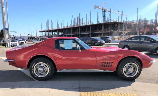 1972 Red Chevrolet Corvette Coupe