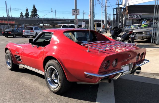 1972 Red Chevrolet Corvette Coupe