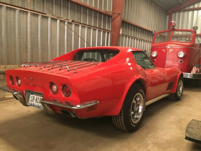 1972 Red Chevrolet Corvette Coupe
