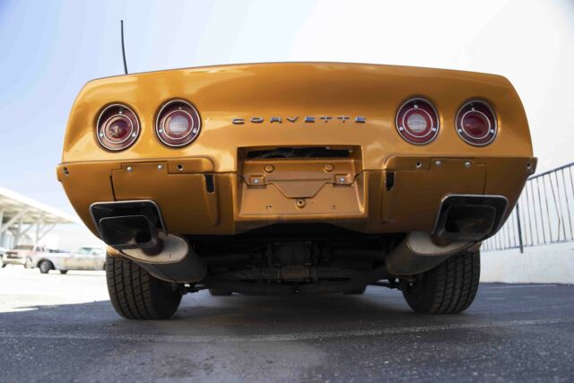 1972 Orange Chevrolet Corvette --