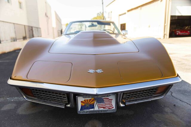 1972 Orange Chevrolet Corvette --