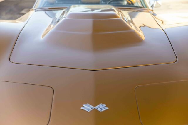 1972 Orange Chevrolet Corvette --